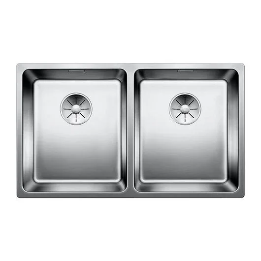 картинка Кухонная мойка Blanco ANDANO 340/340- U нержавеющая сталь зеркальная полировка 522983 
