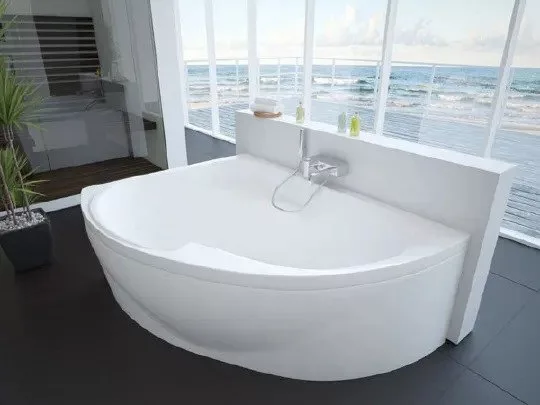 картинка Акриловая ванна Акватек Альтаир L, вклеенный каркас 