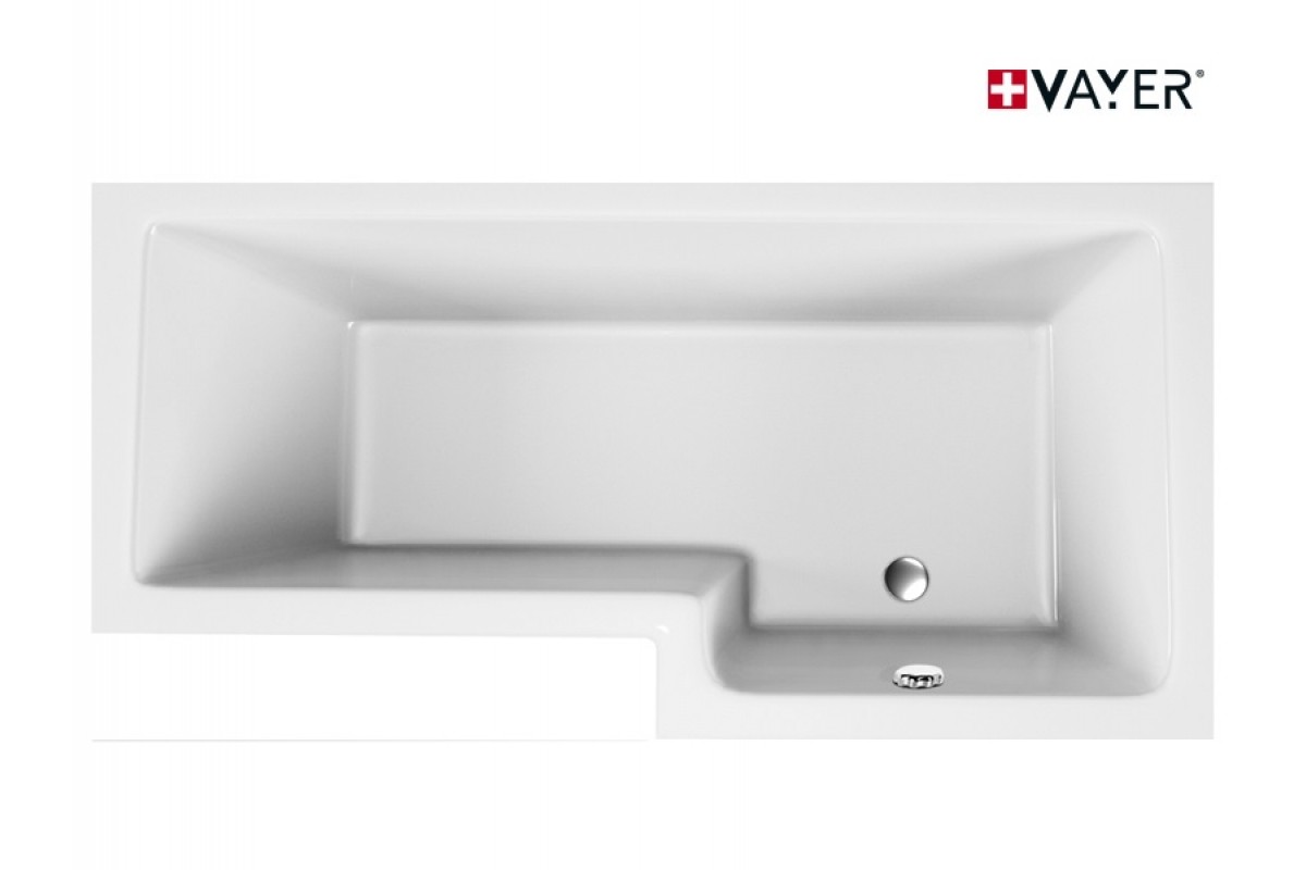 картинка Акриловая ванна Vayer Options 165х85/70 R с каркасом 