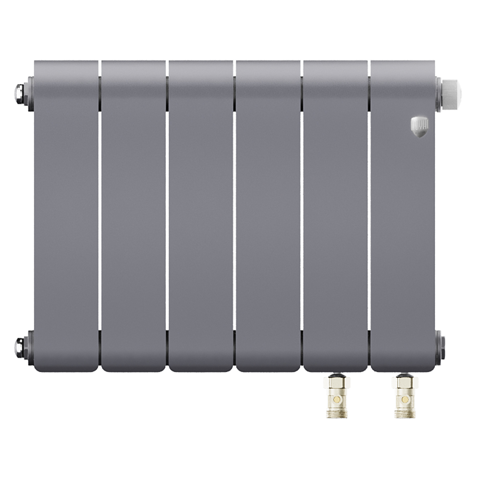 картинка Радиатор биметаллический Royal Thermo Infinity 300 Silver Satin VR80 6 секций 