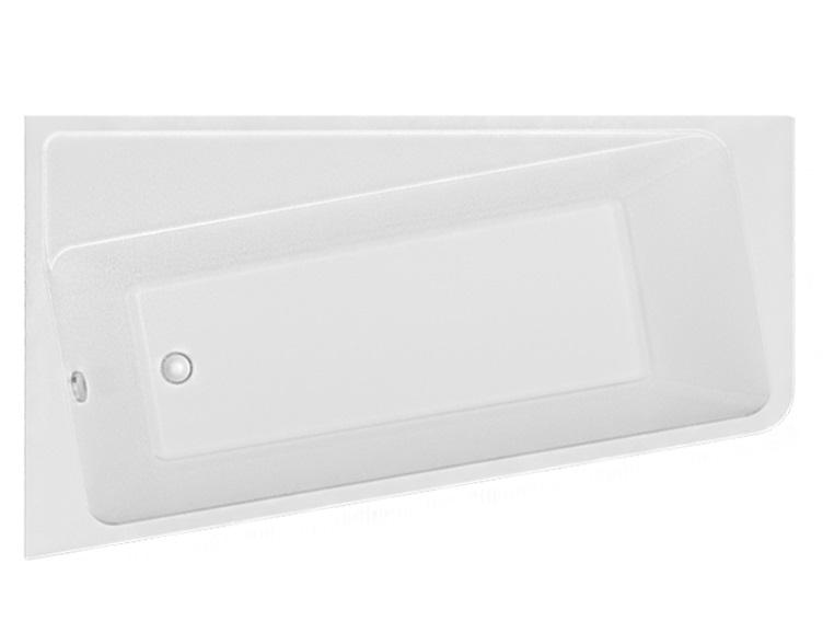 картинка Ванна Marka One DIRECT 170x100 L с каркасом и слив-переливом 