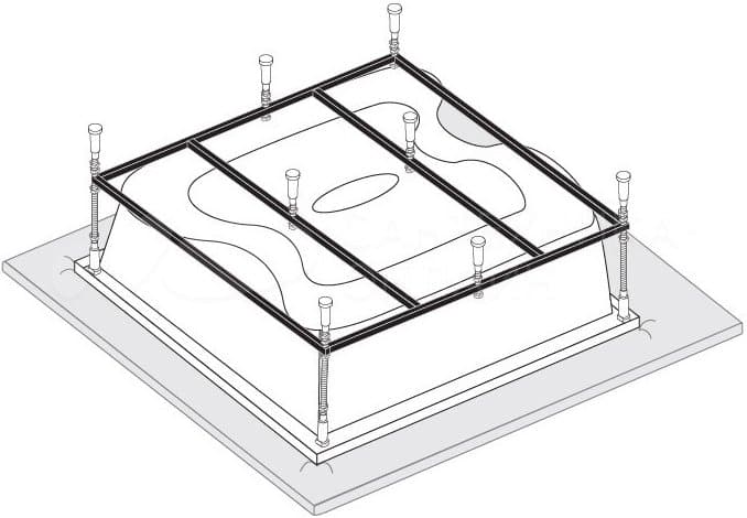 картинка Каркас для ванны Vagnerplast 194x170