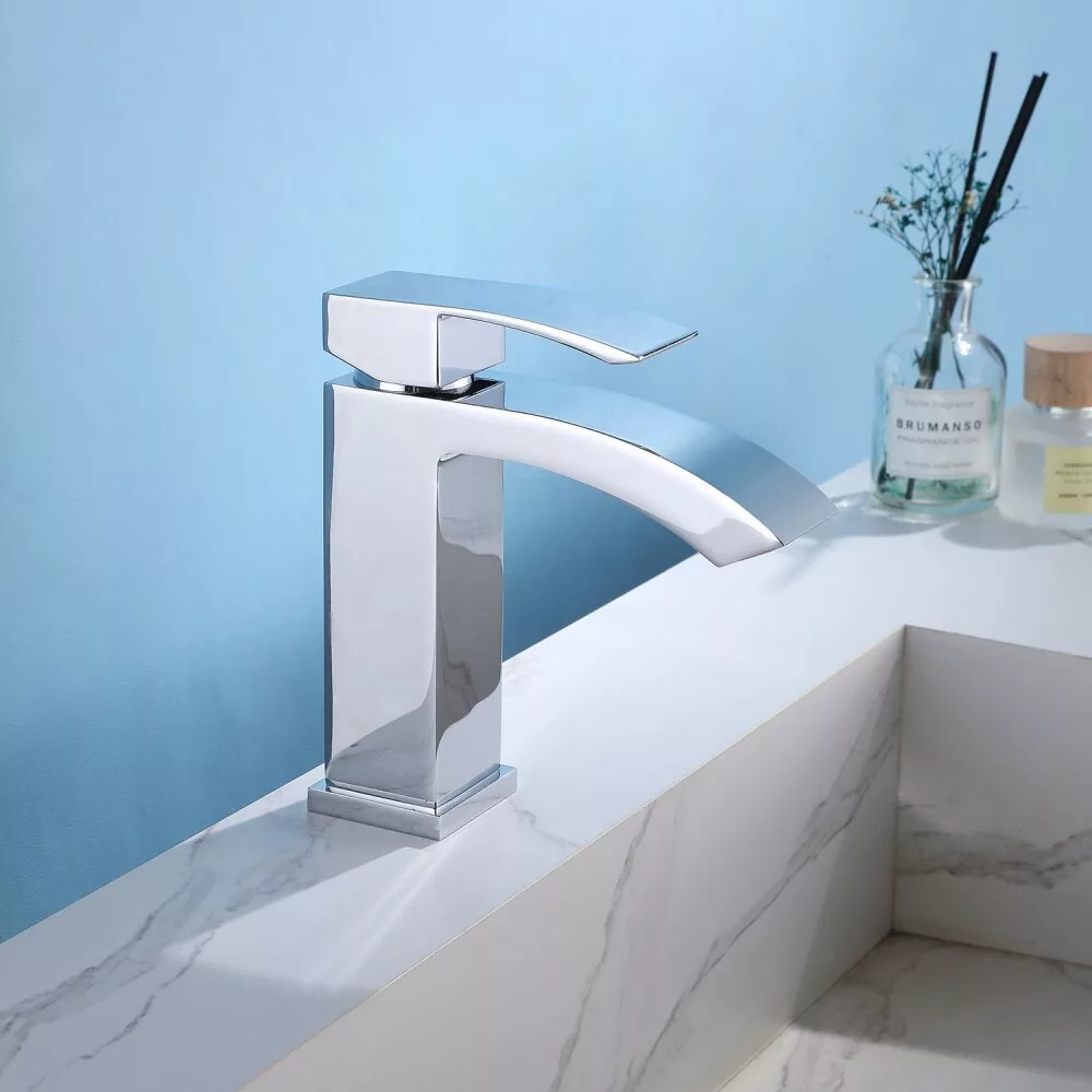 картинка Смеситель ABBER Wasserfall AF8610 для раковины, хром 
