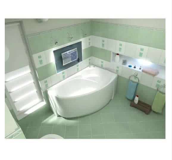 картинка Акриловая ванна Bas Фэнтази 150 см R 