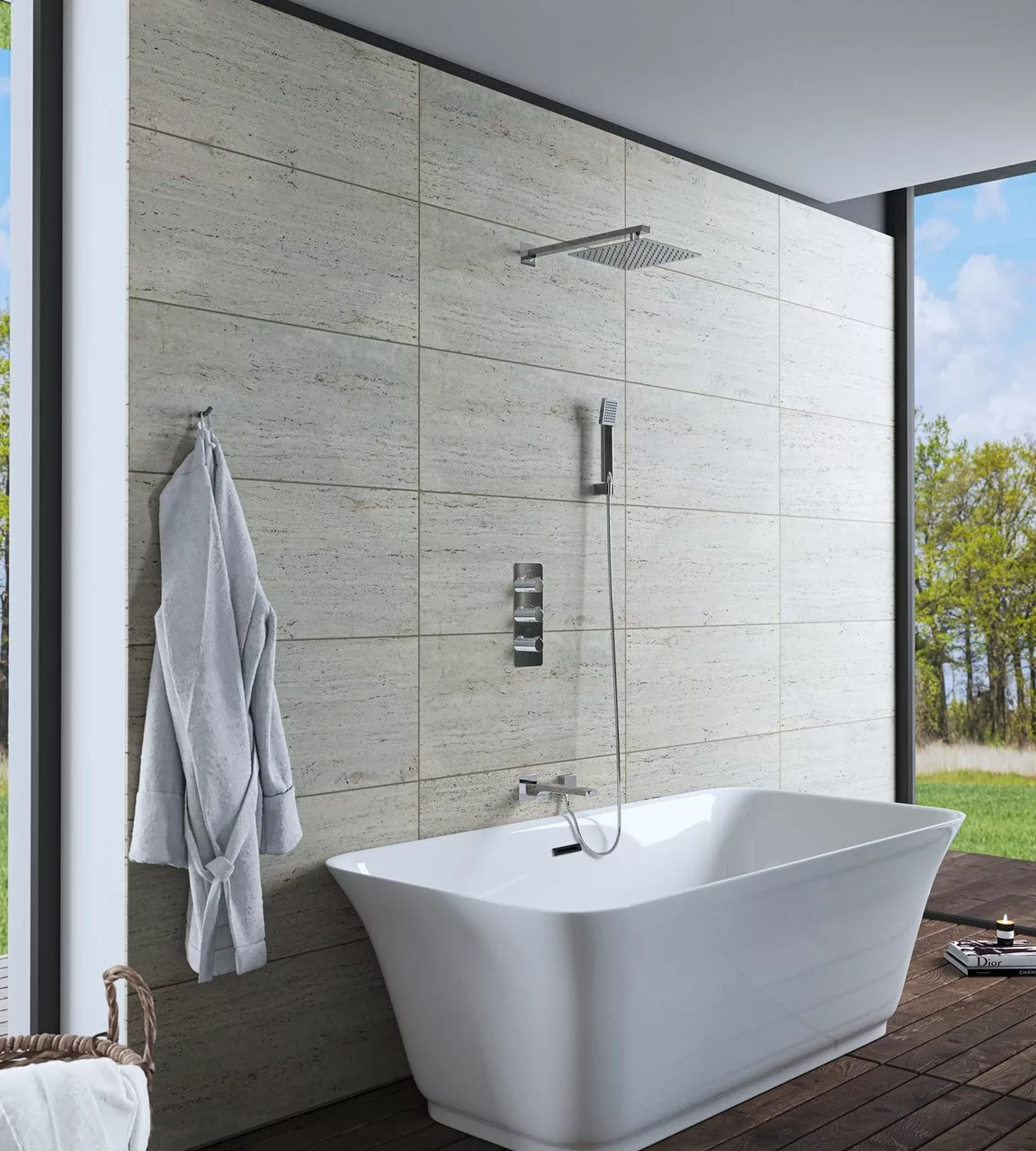 картинка Душевой комплект Timo Petruma SX-5149/00SM chrome С ВНУТРЕННЕЙ ЧАСТЬЮ 