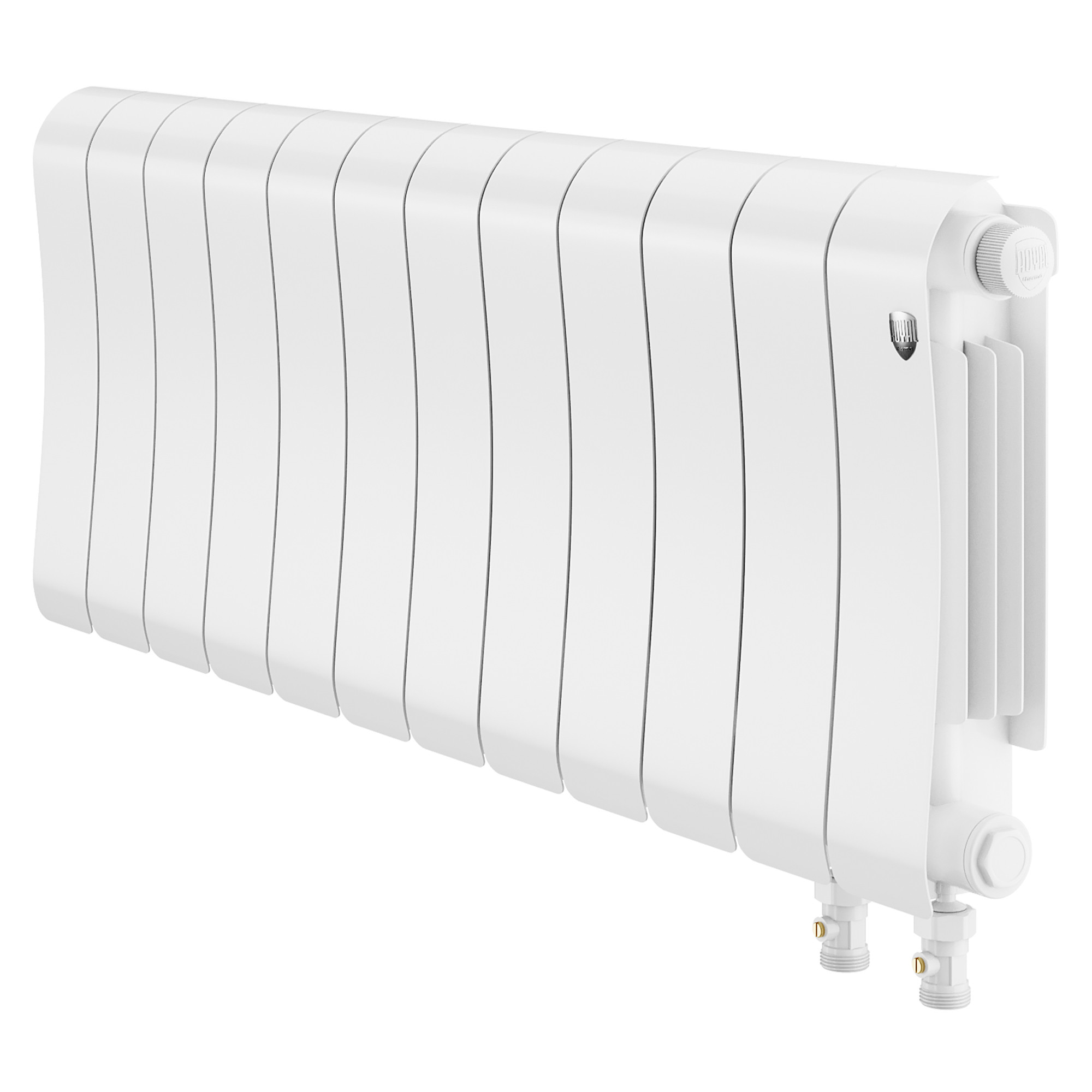 картинка Радиатор биметаллический Royal Thermo Infinity 300 Bianco Traffico VR80 12 секции 