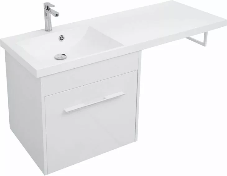 фото Тумба с раковиной Aquanet Августа 120 L белый арт. 00239781 