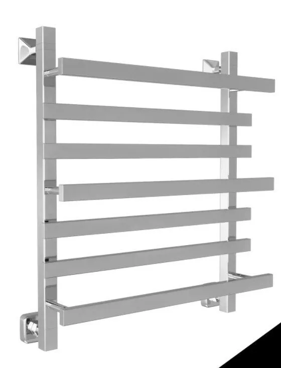 картинка Полотенцесушитель Двин Q Plaza 60/50 Водяной (К3 Квадрат Черный матовый) (4656759173760) 