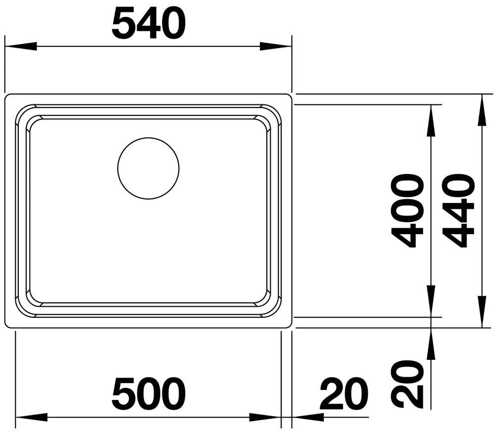 картинка Кухонная мойка Blanco Etagon 500-IF 521840 