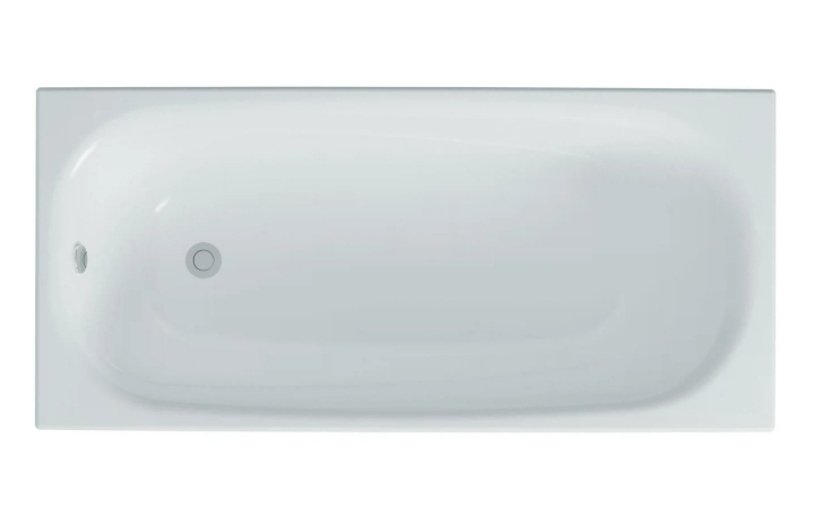 картинка Акриловая ванна 1ACReal Riga 170 с каркасом и слив-переливом 