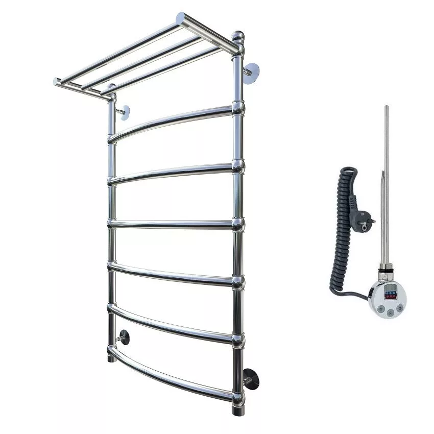 картинка Полотенцесушитель Тругор Ретро эл ТЭН П 100*40 (ЛЦ33 нов) D25 (Ретро/элТЭН10040 D25 П) 