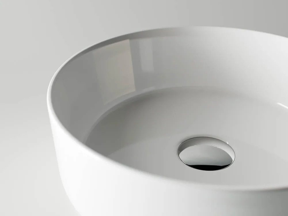 картинка Накладная раковина Ceramicanova Element CN5001 цвет белый 36х36 см 