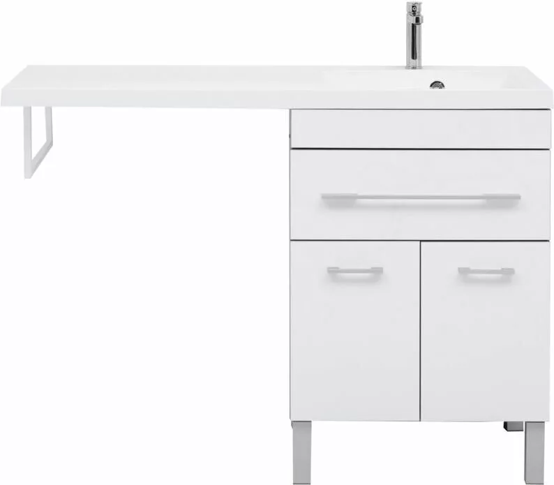 фото Тумба с раковиной Aquanet Верона 120 R белый (напольная, 1 ящик, 2 дверцы) арт. 00239949 