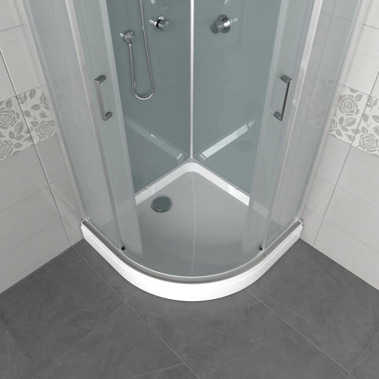 картинка Душевая кабина Triton Прайм-Сатин-Вельвет 90 А 