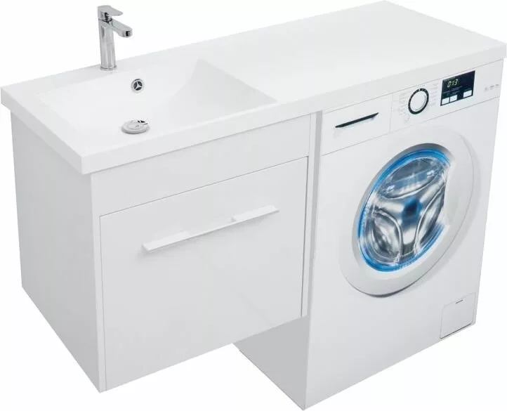 фото Тумба с раковиной Aquanet Августа 120 L белый арт. 00239781 
