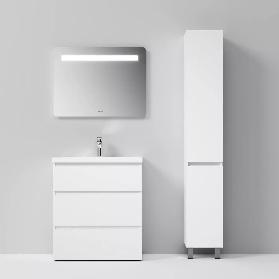 фото Шкаф-колонна AM.PM GEM S M91CSR0306WG напольный правый 30 см белый глянец 