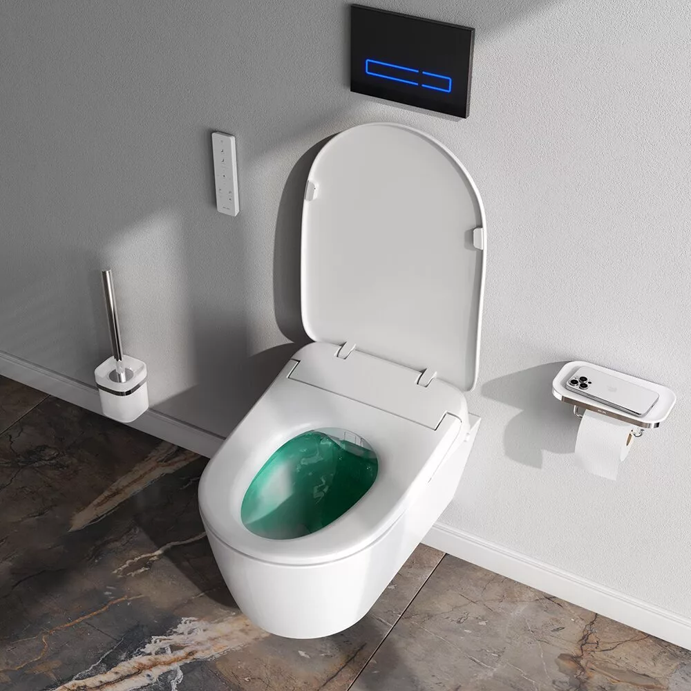 картинка Подвесной унитаз Am.Pm Func C8F1702SC FlashClean c эл крышкой-биде со скрытой подводкой 