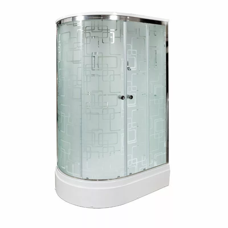 картинка Душевая кабина Deto EM 2712 R с гидромассажем и электрикой 