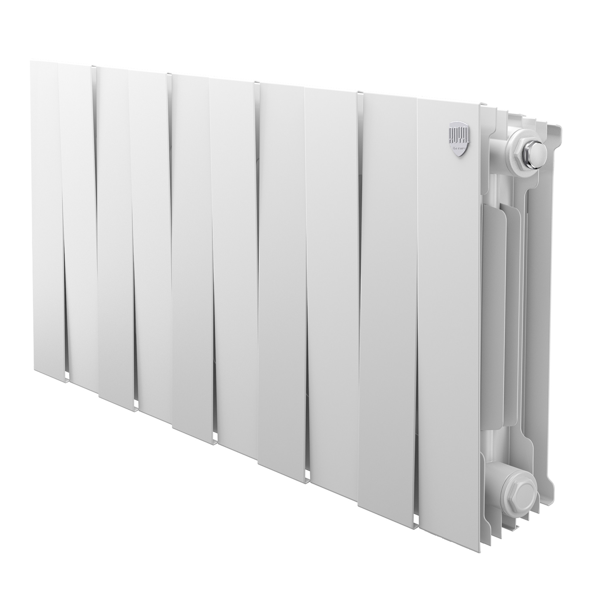 картинка Радиатор биметаллический Royal Thermo PianoForte 300 Белый 10 секций 