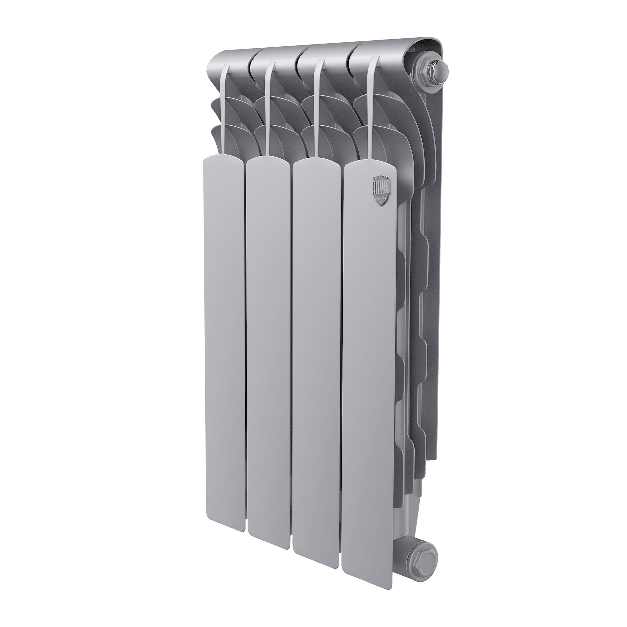картинка Радиатор биметаллический Royal Thermo Revolution B 500 Серебристый 4 секции 