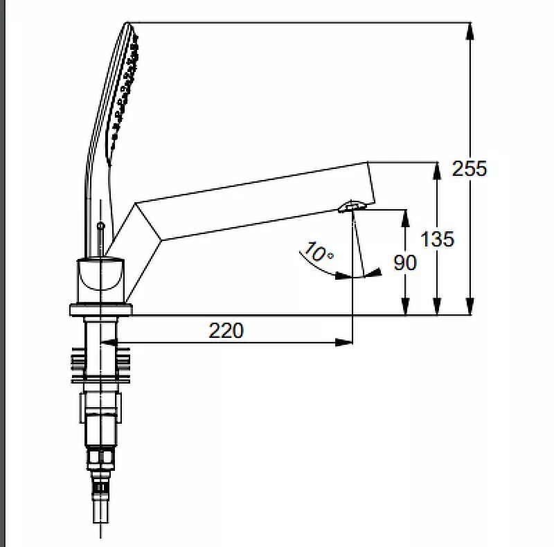 картинка Смеситель на борт ванны Kludi Objekta 324250575, хром 
