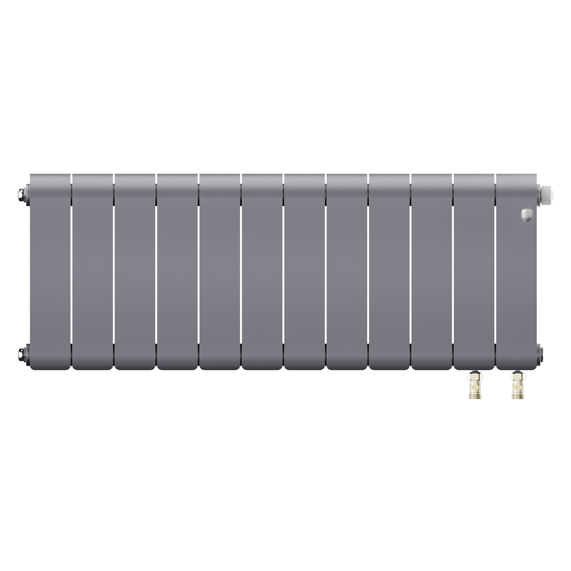 картинка Радиатор биметаллический Royal Thermo Infinity 300 Silver Satin VR80 12 секции 