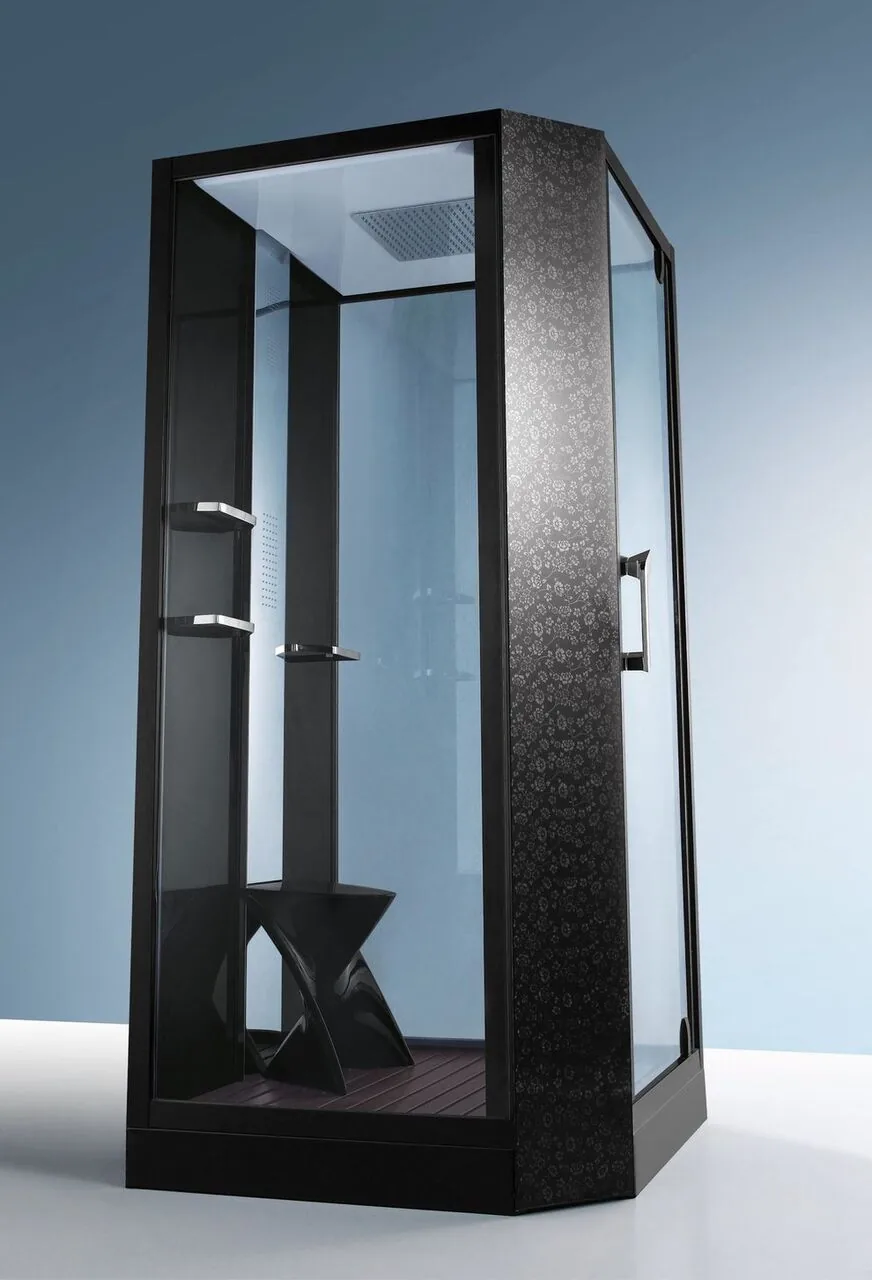 картинка Душевая кабина Orans OLS-SR89101RS Black Long door handle 
