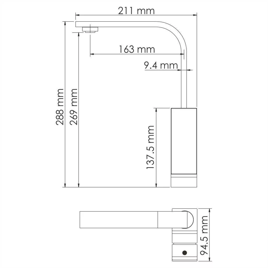 картинка Смеситель для кухни WasserKRAFT Abens 2007 