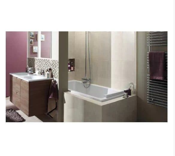 картинка Акриловая ванна Jacob Delafon Sofa 170x75 с каркасом E6D052RU-NF и слив-переливом E70174-CP хром 