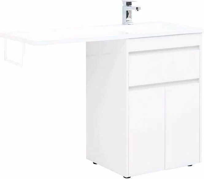 фото Тумба с раковиной Aquanet Токио 120 R белый (напольная, 1 ящик, 2 дверцы) арт. 00239210 