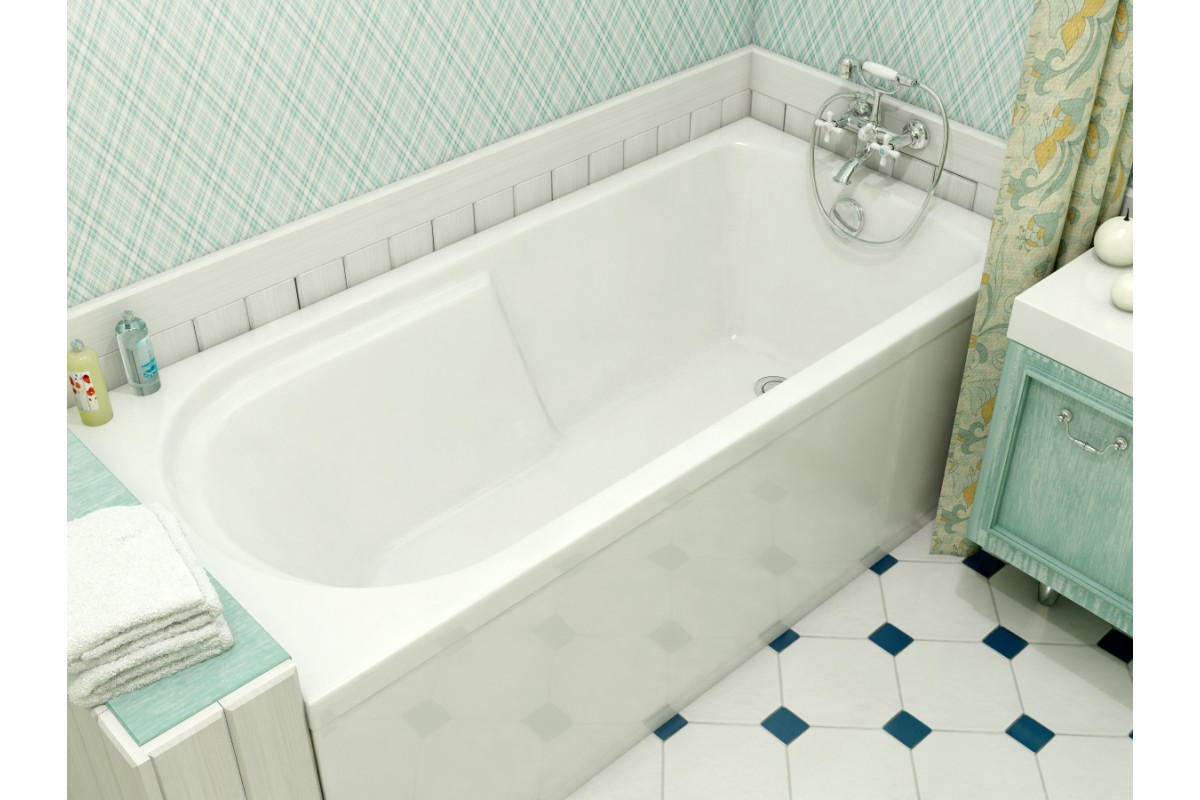 картинка Акриловая ванна  Relisan Eco Plus Сона 170х80 с каркасом 