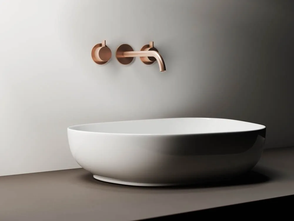 картинка Накладная раковина Ceramicanova Element CN5003 цвет белый 55х40 см 