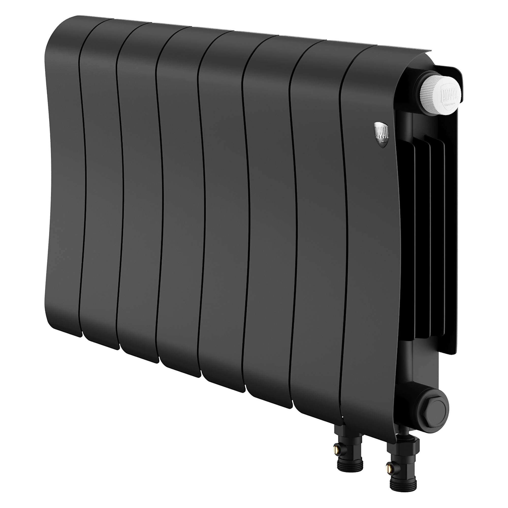картинка Радиатор биметаллический Royal Thermo Infinity 300 Noir Sable VR80 8 секций 