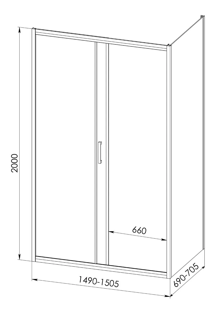 фото Душевой уголок Royal Bath ACCORD RB 8100HPS-C-ST 100x80x200 