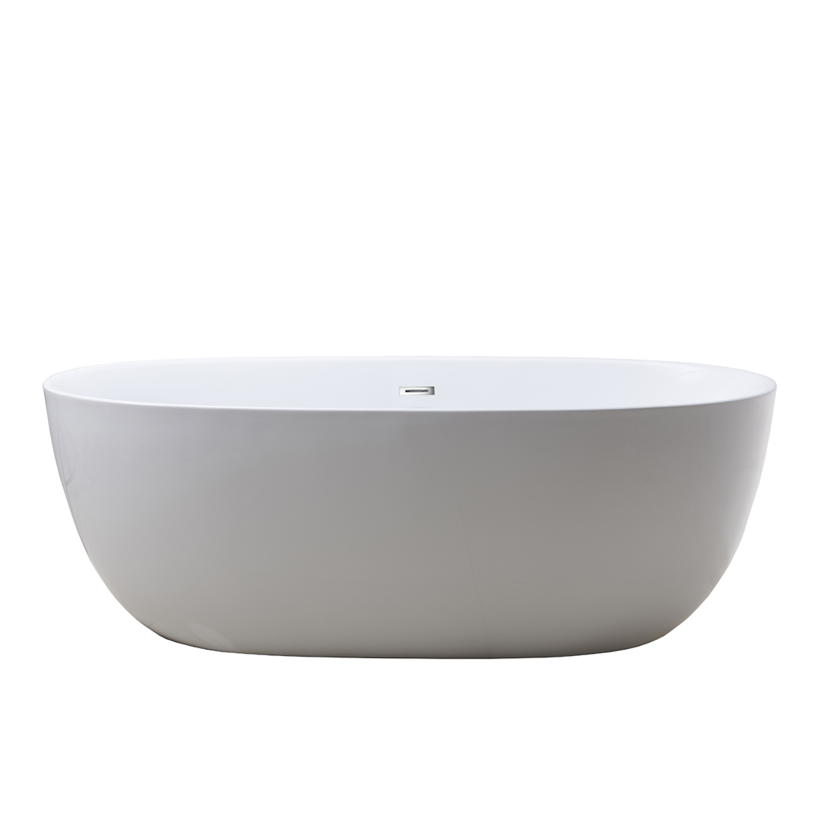 картинка Акриловая ванна Vincea VBT-205, 170х80х58, цвет белый, слив-перелив в комплекте, хром 