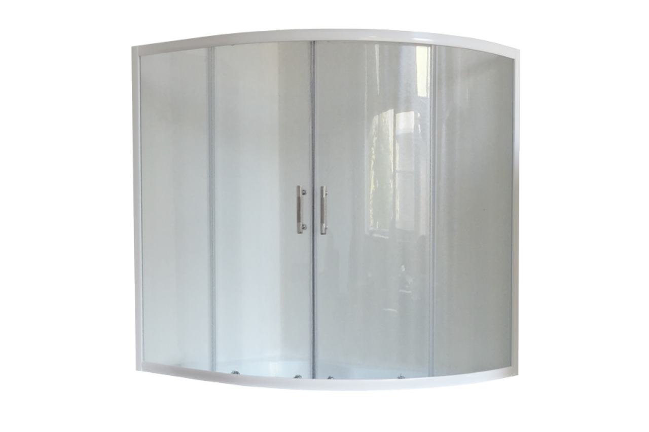 картинка Душевая штора Royal Bath 160ALP-T 160x100x150 (прозрачная) 
