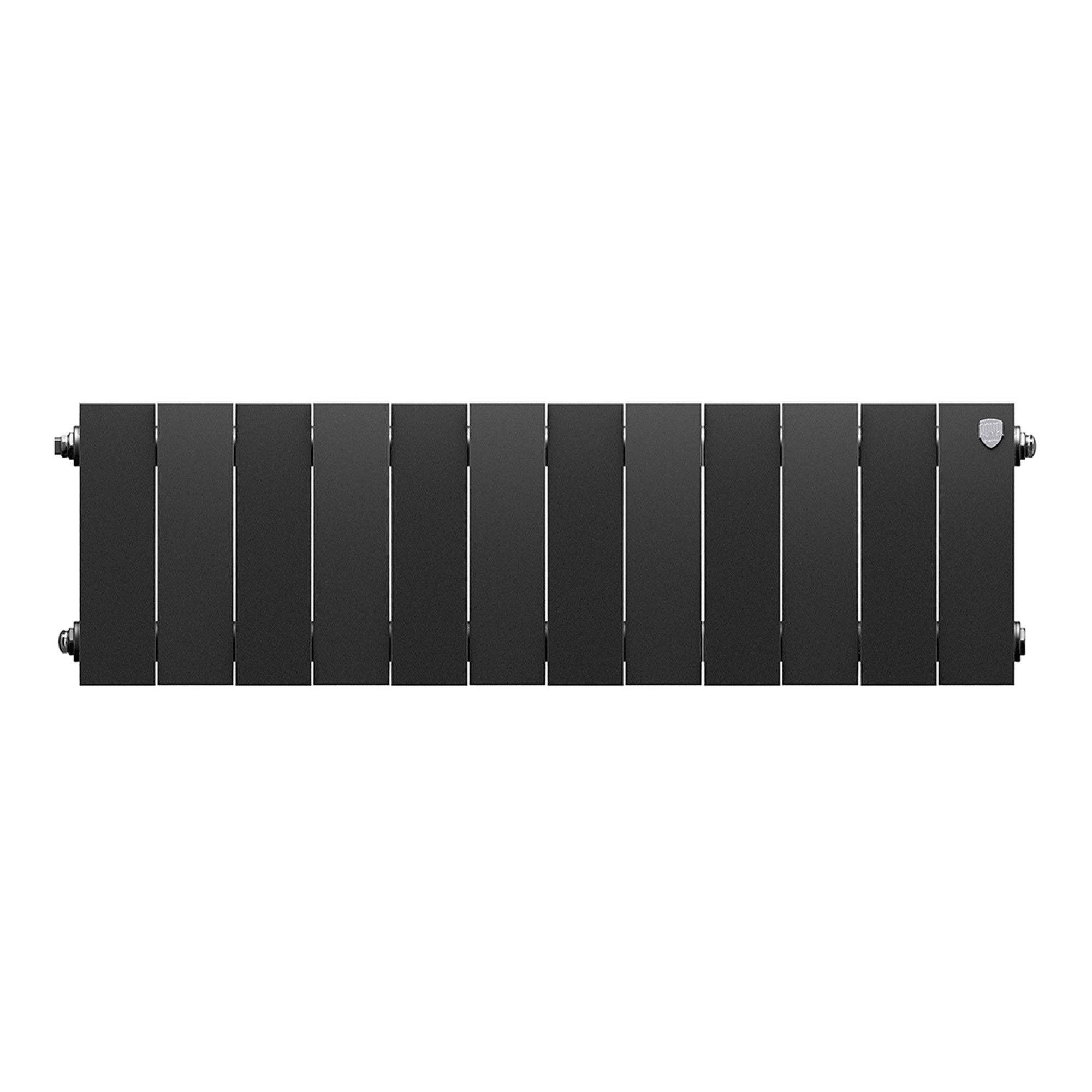 картинка Радиатор биметаллический Royal Thermo PianoForte 200 Чёрный 12 секции 