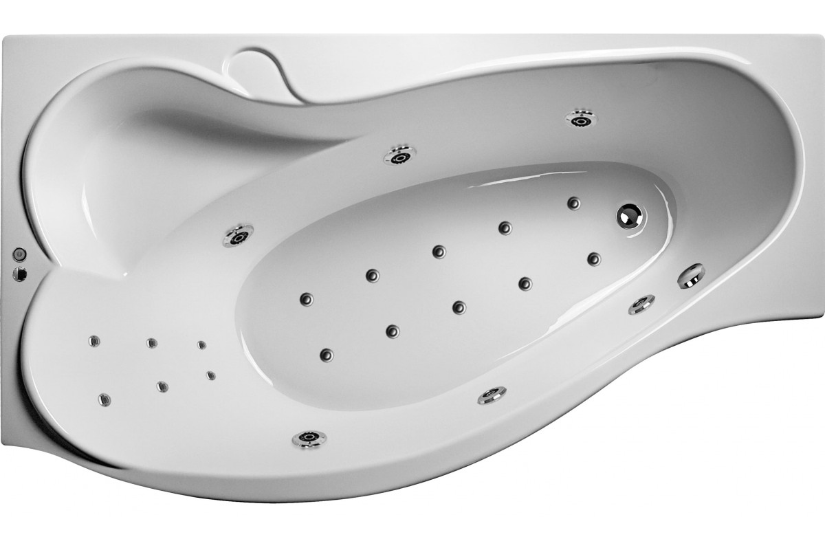 картинка Акриловая ванна Relisan Isabella R 170x90 с каркасом 