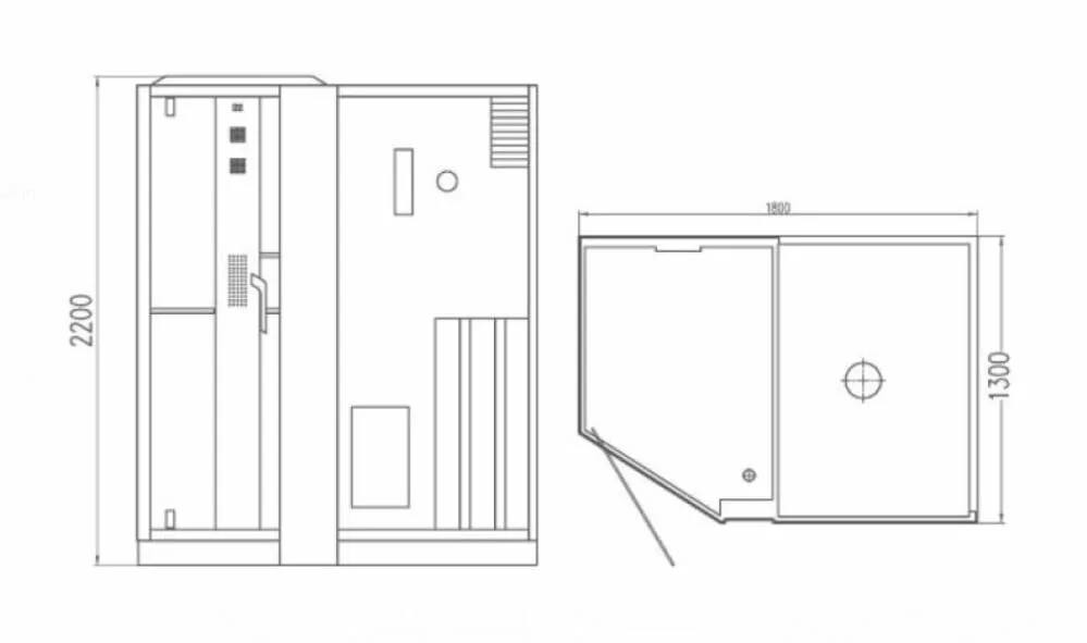картинка Душевая кабина Orans Diamond SR-89103RS-white с финской сауной и баней левая белая 