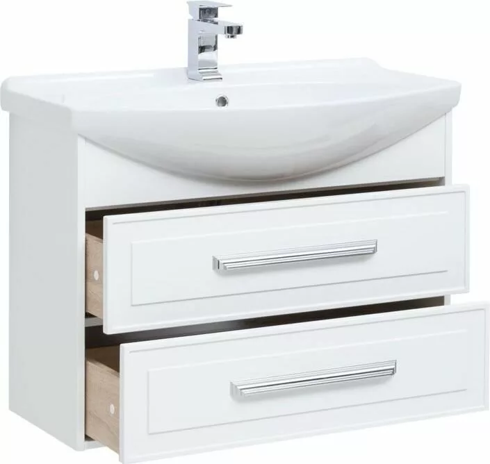 фото Тумба с раковиной Aquanet Остин 85 белый арт. 00212637 