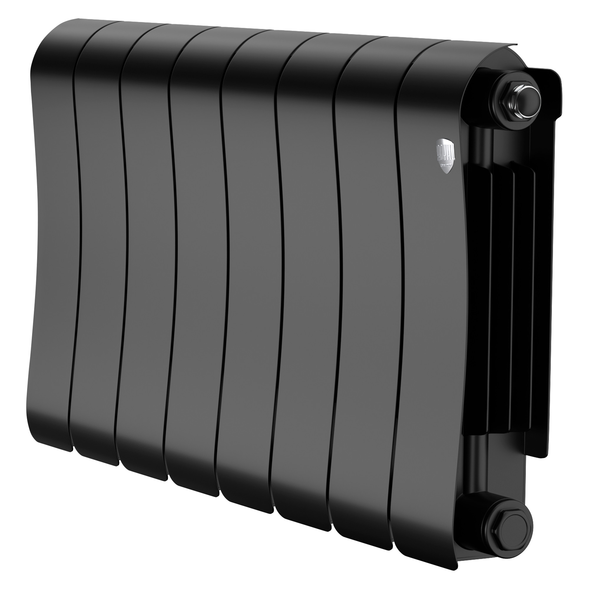 картинка Радиатор биметаллический Royal Thermo Infinity 300 Noir Sable 8 секций 