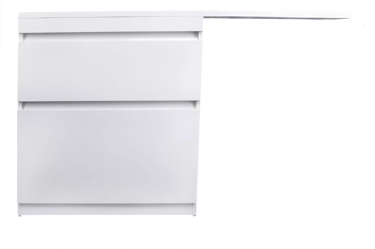 фото Тумба напольная Style Line Даллас 150 2 ящика Люкс белая PLUS 