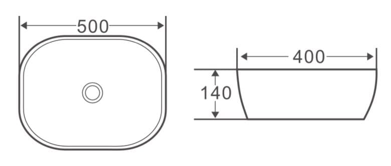 картинка Раковина накладная BelBagno чёрная матовая BB1302-H301 