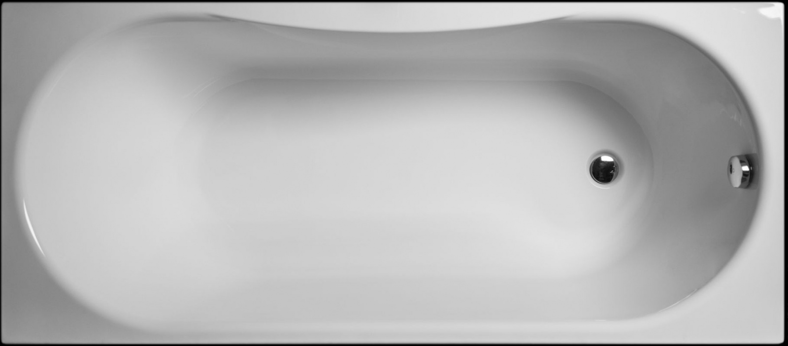 картинка Акриловая ванна Eurolux OLIVE 170x75 с каркасом, экраном и слив-переливом 