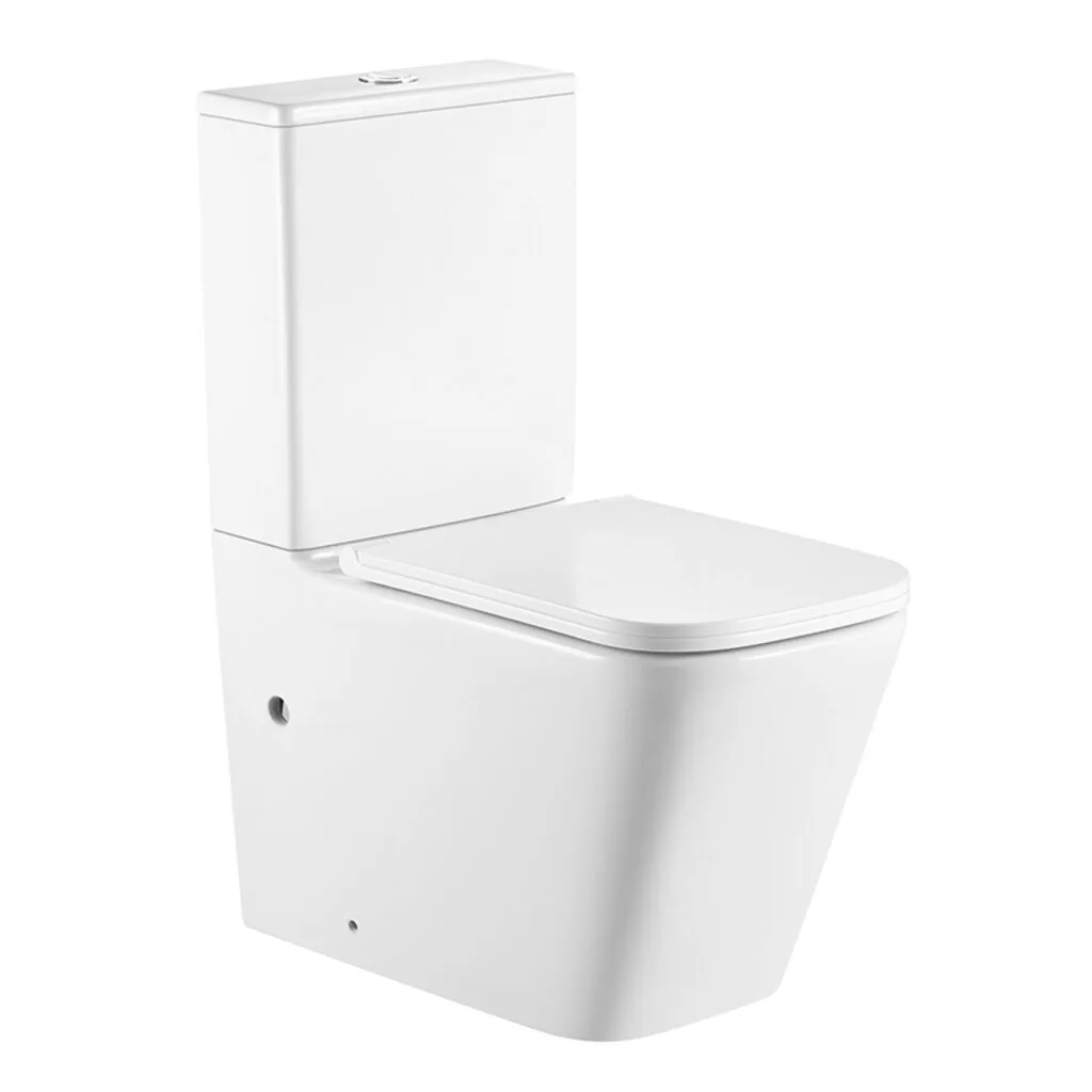 картинка Унитаз напольный IBERICA BLANCA TOLEDO MAXI IB.TLM.124.1B1 белый безободковый TORNADO тонкое сиденье дюропласт soft close 