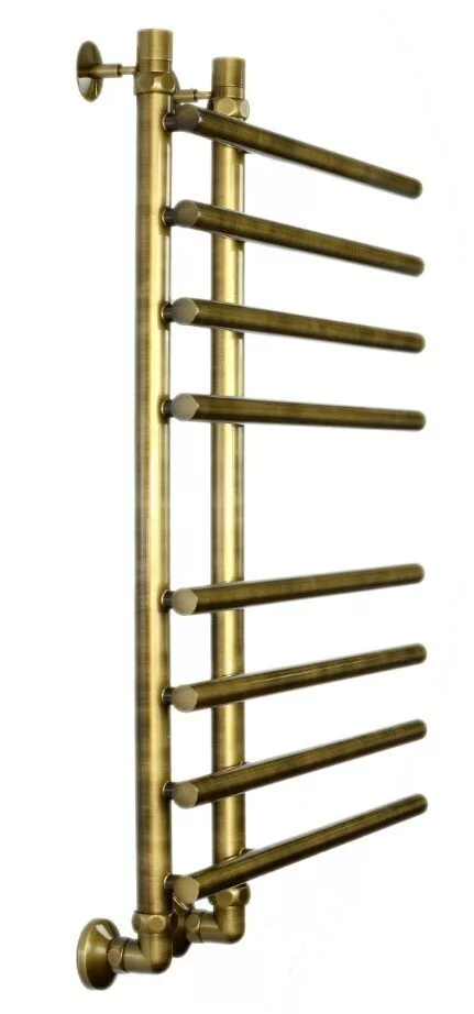 картинка Полотенцесушитель Двин L primo 60/15/55 1"-3/4"-1/2" Универсальный К3, Состаренная бронза (4627087855833) 