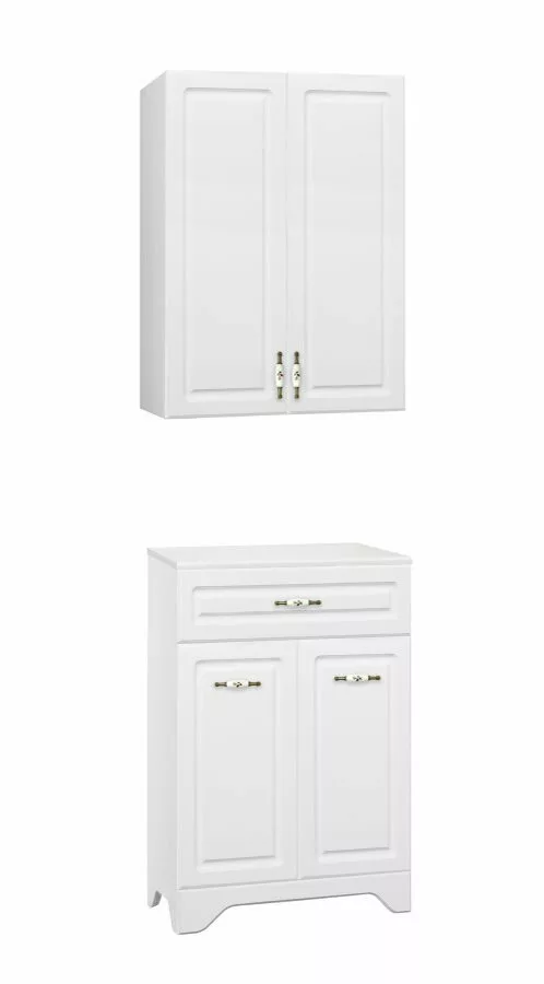 фото Шкаф подвесной Style Line Олеандр-2 60 Люкс белый ЛС-00000305 