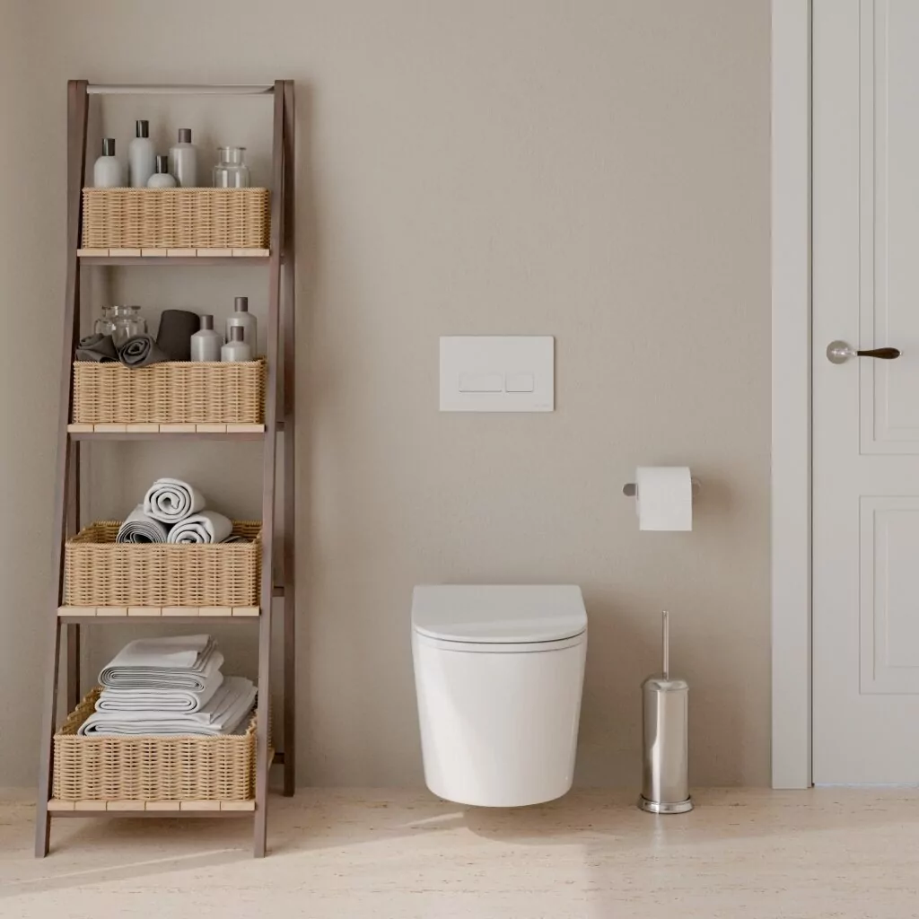 картинка Комплект 3 в 1 IBERICA BLANCA инсталляция с унитазом BURGOS ALTO IB.BRA.234.1B1 клавишей белый глянцевый ESTI-R IB.B021.001.000 