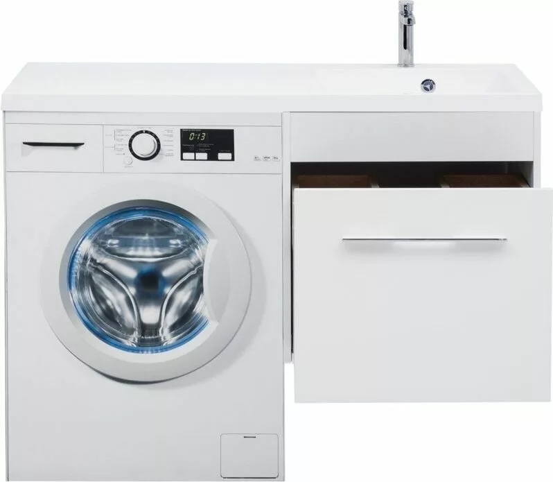 фото Тумба с раковиной Aquanet Августа 120 R белый арт. 00239782 