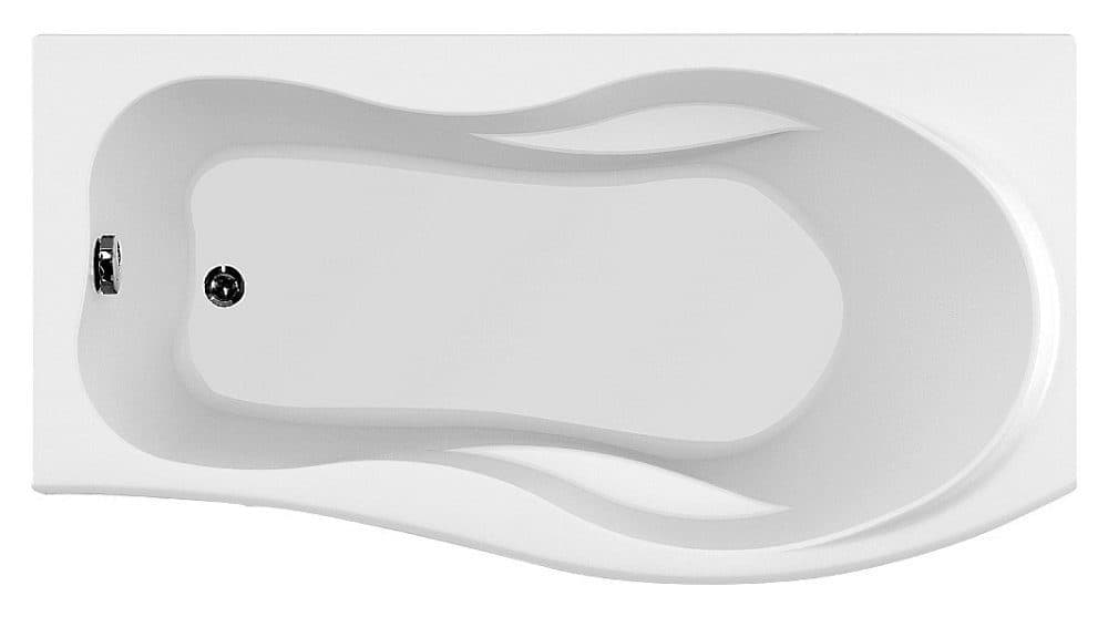 картинка Акриловая ванна Aquanet Borneo 170x90 R с каркасом 